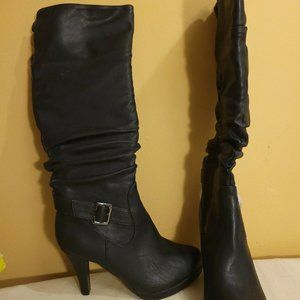 Faux Leather Boots "Top Moda" from Easy Pickins